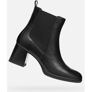 Black Women'S Ankle Boots Geox Walk Pleasure 55 - Women'S Čierna 37.5 Black Women'S Ankle Boots Geox Walk Pleasure 55 - Women'S Čierna 37.5