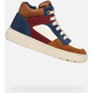 Light Brown Boys' Sneakers Geox Theleven - Boys Modrá 29 Light Brown Boys' Sneakers Geox Theleven - Boys Modrá 29