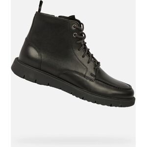 Black Men'S Ankle Boots Geox Pove - Men'S Čierna 42 Black Men'S Ankle Boots Geox Pove - Men'S Čierna 42