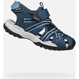 Tmavomodré Chlapčenské Sandále Geox Borealis Čierna 31 Tmavomodré Chlapčenské Sandále Geox Borealis Čierna 31