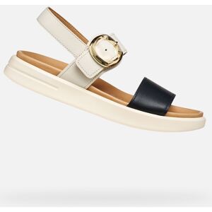 Dámske Krémové Sandále Geox Xand 2s Čierna 39 Dámske Krémové Sandále Geox Xand 2s Čierna 39