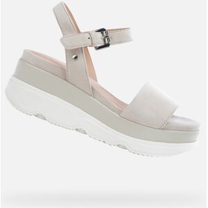 Beige Women'S Sandals Geox Gardenia - Women'S Šedá 37 Beige Women'S Sandals Geox Gardenia - Women'S Šedá 37