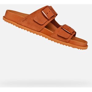 Oranžové Dámske Sandále Geox Sandybett Hnedá 38 Oranžové Dámske Sandále Geox Sandybett Hnedá 38