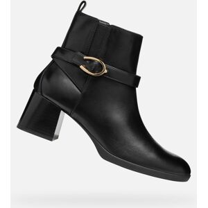 Black Women'S Ankle Boots Geox Walk Pleasure 55 - Women'S Čierna 37.5 Black Women'S Ankle Boots Geox Walk Pleasure 55 - Women'S Čierna 37.5