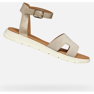 Zlaté Dámske Sandále Geox Dandra Biela 38 Zlaté Dámske Sandále Geox Dandra Biela 38