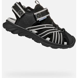 Black Boys' Sandals Geox Airadyum - Boys Čierna 25 Black Boys' Sandals Geox Airadyum - Boys Čierna 25