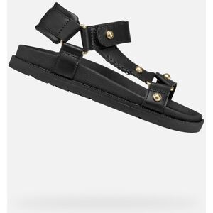 Čierne Dievčenské Sandále Geox Foammentera Čierna 38 Čierne Dievčenské Sandále Geox Foammentera Čierna 38