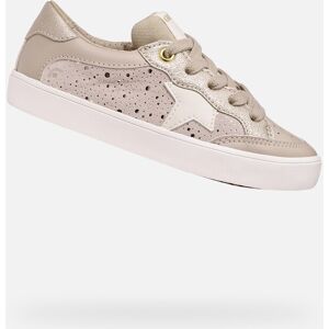 Béžové Dievčenské Tenisky Geox Gisli Biela 35 Béžové Dievčenské Tenisky Geox Gisli Biela 35