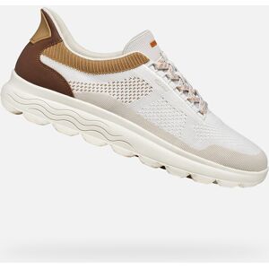 Pánske Krémové Tenisky Geox Spherica Plus Hnedá 43-46 Pánske Krémové Tenisky Geox Spherica Plus Hnedá 43-46