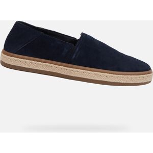 Dark Blue Men'S Slip-On Espadrilles Geox Pantelleria - Men'S Čierna 42 Dark Blue Men'S Slip-On Espadrilles Geox Pantelleria - Men'S Čierna 42