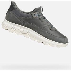 Grey Women'S Sneakers Geox Spherica Plus - Women'S Šedá 39 Grey Women'S Sneakers Geox Spherica Plus - Women'S Šedá 39