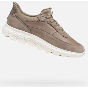Beige Women'S Sneakers Geox Spherica Plus - Women'S Biela 38 Beige Women'S Sneakers Geox Spherica Plus - Women'S Biela 38