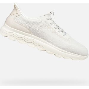 Krémové Pánske Tenisky Geox Spherica Plus Biela 43-46 Krémové Pánske Tenisky Geox Spherica Plus Biela 43-46