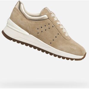 Béžové Dámske Tenisky Geox Desya Biela 37 Béžové Dámske Tenisky Geox Desya Biela 37