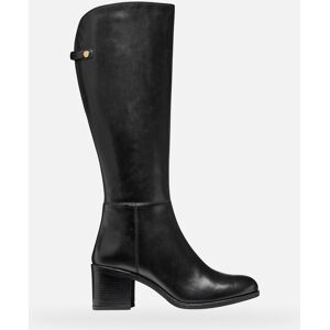 Čierne Dámske Čižmy Geox New Asheel Čierna 36.5 Čierne Dámske Čižmy Geox New Asheel Čierna 36.5