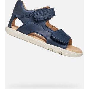 Tmavomodré Chlapčenské Barefoot Sandále Geox Steppieup Modrá 23 Tmavomodré Chlapčenské Barefoot Sandále Geox Steppieup Modrá 23