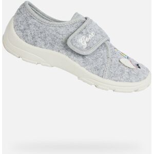 Dievčenské Domáce Papuče Geox Nymel Šedá 34 Dievčenské Domáce Papuče Geox Nymel Šedá 34