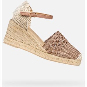 Dámske Geox Gelsa Rúžové Sandále Hnedá 39 Dámske Geox Gelsa Rúžové Sandále Hnedá 39