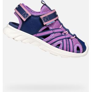 Dark Blue Girls' Sandals Geox Airadyum - Girls Modrá 24 Dark Blue Girls' Sandals Geox Airadyum - Girls Modrá 24