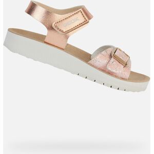 Ružové Dievčenské Sandále Geox Costarei Biela 38 Ružové Dievčenské Sandále Geox Costarei Biela 38