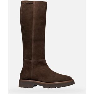Dark Brown Women'S Boots Geox Norize - Women'S Hnedá 35 Dark Brown Women'S Boots Geox Norize - Women'S Hnedá 35