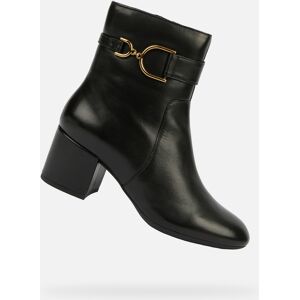 Black Women'S Ankle Boots Geox Eleana - Women'S Čierna 37.5 Black Women'S Ankle Boots Geox Eleana - Women'S Čierna 37.5