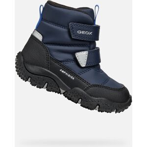 Tmavomodré Chlapčenské Členkové Topánky Geox Baltic B Abx Čierna 21 Tmavomodré Chlapčenské Členkové Topánky Geox Baltic B Abx Čierna 21