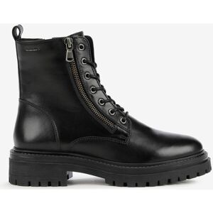 Black Women Ankle Leather Shoes Geox Iridea - Women Čierna 41 Black Women Ankle Leather Shoes Geox Iridea - Women Čierna 41