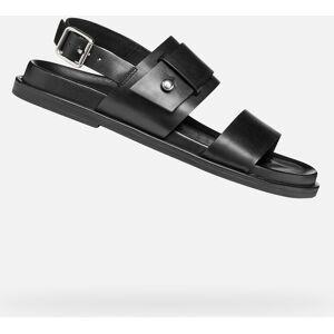 Čierne Dámske Sandále Geox Adelash Čierna 36 Čierne Dámske Sandále Geox Adelash Čierna 36