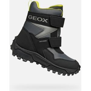 Grey Boys' Ankle Boots Geox Himalaya B Abx - Boys Čierna 35 Grey Boys' Ankle Boots Geox Himalaya B Abx - Boys Čierna 35