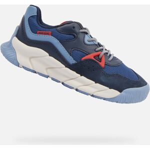 Blue Boys' Sneakers Geox Flexyper Pro Boy - Boys Modrá 34 Blue Boys' Sneakers Geox Flexyper Pro Boy - Boys Modrá 34