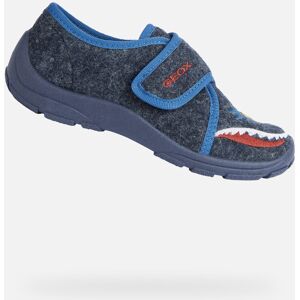 Tmavomodré Chlapčenské Papuče Geox Nymel Modrá 29 Tmavomodré Chlapčenské Papuče Geox Nymel Modrá 29