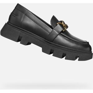 Čierne Dámske Mokasíny Geox Vilde Čierna 38.5 Čierne Dámske Mokasíny Geox Vilde Čierna 38.5