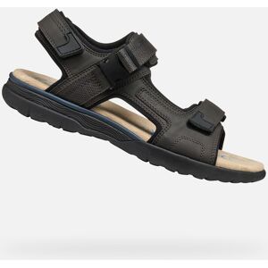 Dark Brown Men'S Sandals Geox Spherica Ec5 - Men'S Šedá 41 Dark Brown Men'S Sandals Geox Spherica Ec5 - Men'S Šedá 41