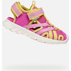 Ružové Dievčenské Sandále Geox Airadyum Biela 34 Ružové Dievčenské Sandále Geox Airadyum Biela 34