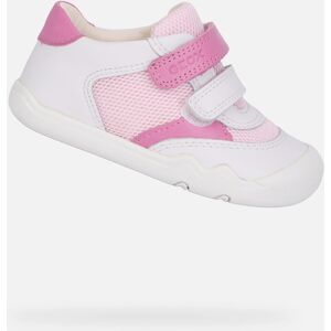 Biele Dievčenské Barefoot Tenisky Geox 3xl Biele Dievčenské Barefoot Tenisky Geox 3xl