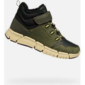 Khaki Boys' Ankle Boots Geox Flexyper B Abx - Boys Kaki 31 Khaki Boys' Ankle Boots Geox Flexyper B Abx - Boys Kaki 31