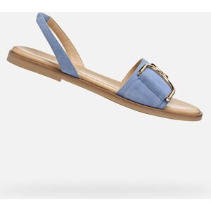 Light Blue Women'S Sandals Geox Naileen - Women'S Hnedá 37.5 Light Blue Women'S Sandals Geox Naileen - Women'S Hnedá 37.5