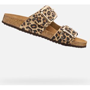 Béžové Dámske Šľapky Geox Brionia R - Dámske Čierna 39 Béžové Dámske Šľapky Geox Brionia R - Dámske Čierna 39