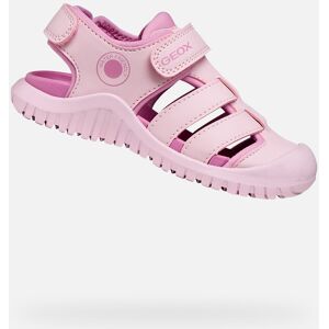 Ružové Dievčenské Sandále Geox S. Fusbetto Pro Ružová 38 Ružové Dievčenské Sandále Geox S. Fusbetto Pro Ružová 38