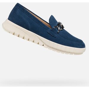 Modré Dámske Mokasíny Geox Flextride Modrá 38.5 Modré Dámske Mokasíny Geox Flextride Modrá 38.5