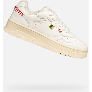 Cream Girls' Sneakers Geox Lestrella - Girls Krémová 37 Cream Girls' Sneakers Geox Lestrella - Girls Krémová 37