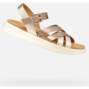 Béžové Dámske Sandále Geox Xand 2s Biela 38 Béžové Dámske Sandále Geox Xand 2s Biela 38