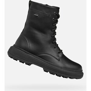 Black Women'S Ankle Boots Geox Lamidie + Grip Abx - Women'S Šedá 36 Black Women'S Ankle Boots Geox Lamidie + Grip Abx - Women'S Šedá 36
