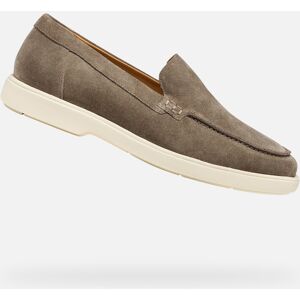 Šedé Pánske Mokasíny Geox Spherica Ec17 Kaki 40 Šedé Pánske Mokasíny Geox Spherica Ec17 Kaki 40