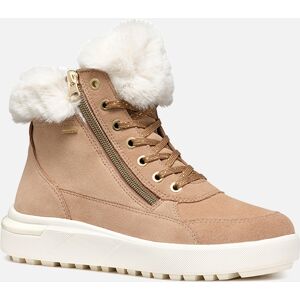 Brown Women'S Ankle Boots Geox Dalyla B Abx - Women'S Krémová 36 Brown Women'S Ankle Boots Geox Dalyla B Abx - Women'S Krémová 36