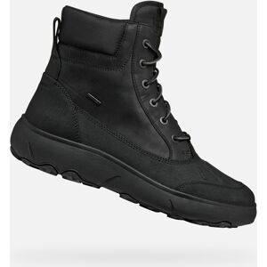 Black Men'S Ankle Boots Geox Nebula + Grip Ab - Men Čierna 41 Black Men'S Ankle Boots Geox Nebula + Grip Ab - Men Čierna 41