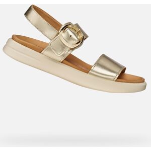 Zlaté Dámske Sandále Geox Xand 2s Hnedá 38 Zlaté Dámske Sandále Geox Xand 2s Hnedá 38