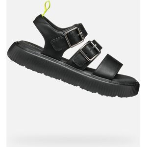 Black Girls Sandals Geox Kodette - Girls Čierna 39 Black Girls Sandals Geox Kodette - Girls Čierna 39