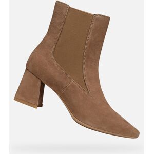 Brown Women'S Ankle Boots Geox Giselda - Women'S Hnedá 40 Brown Women'S Ankle Boots Geox Giselda - Women'S Hnedá 40